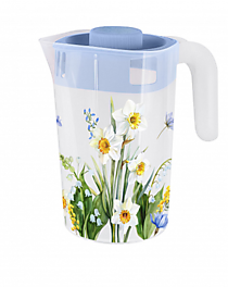 Кувшин с крышкой 2л Весенний сад /8/ (ПБ)