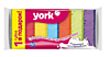 Губки для мытья посуды York крупнопоролоновые, 100х70х30 мм, 6+1 штуки в упаковке