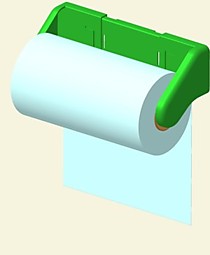 Держатель для бумажных полотенец (на стену) /30/ (Б) (шт.)