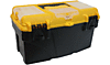 Ящик для инструментов ТИТАН 21' (с коробками) желтый с черным 0,29*0,275*0,53м /6/ (Идея))