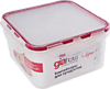 Контейнер для продуктов CLIPSO квадратный 0,7л чери /24/ (ПЦ) (шт.)