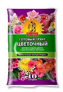 Грунт "Цветочный" универсальный Агроном 10л (АгроСнабРитейл) /5/