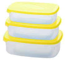 Комплект емкостей д/СВЧ Galaxy прямоуг (0,75+1,2+1,6л)/26/ (ПЦ) (шт.)