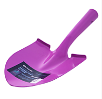 Лопата мини штыковая Американка Classic, рельсовая сталь, Фуксия, без черенка