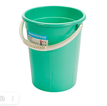 Ведро 12л. Евро пищевое с мерной шкалой УДАРОПРОЧНОЕ (+70-70 С) /10/ (Рад)