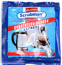 Концентрированный биоочиститель SCRUBMAN №25  для чайников и кофеварок 20г(шоу-бокс по 35шт) 1/35/14