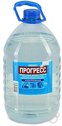 Универсальное моющее средство "ПРОГРЕСС" 5л ПЭТ /4/для мытья всех видов посуды, кухонных принадлежно