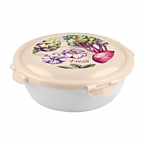 Контейнер для продуктов Click&Lock с декором 0,58л /40/ (БытПласт) (шт.)