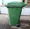 Контейнер ТБО 240л зеленый (уценка)