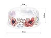 Крышка для СВЧ D=245мм ДЕКО маки  /24/(Идея)
