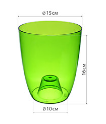 Кашпо ОРХИДЕЯ D=160 /10/ (Идея) (шт.)