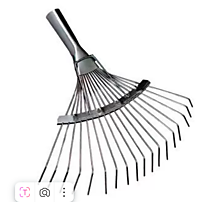 Грабли веерные ПРОВОЛОЧНЫЕ оцинк.22 зуба с черенком /10/