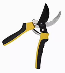 Секатор МАСТЕР цельнокованный 230мм кольц/пружина