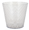 Горшок для цветов InGreen Manhattan Cristallo D160мм, 1,6 л c дрен.вст. прозрачн./20/PlastTeam