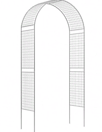 Арка узкая (сетка) Н=2,8 м, Шир=1,25 м, Глуб=0,3 м, Стальная труба D=16 мм